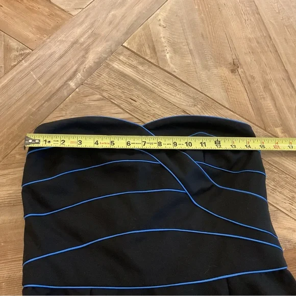 Sandro Strapless Black Mini Dress Paris Chic - Picture 6 of 6